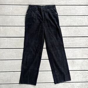 Item 49 Corduroy black pants women size 29, L
